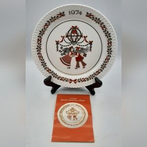 Vintage The Fifth SPODE 1974 Twelve Days OF Christmas Plate England Boxed